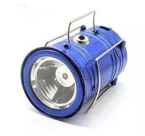 Туристический фонарь-лампа на солнечной батарее с функцией павербанка CAMPING MH-5800T. OZ-453 Цвет: синий