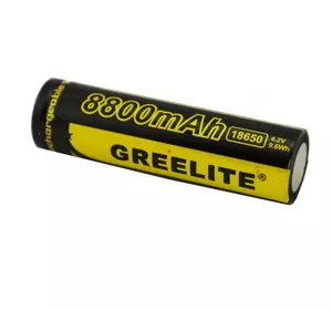 Аккумулятор (1шт) 18650 Greelite 4.2V 9.6Wh Li-ion батарейка OP-283 для фонарика