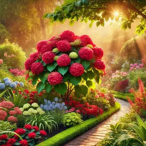 Крупнолистна гортензія Крупнолистна гортензія